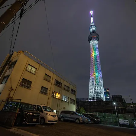 Sky Gateスカイツリー徒歩3分の貸切ヴィラ/成田羽田直通/浅草徒歩15分 东京 Exterior photo